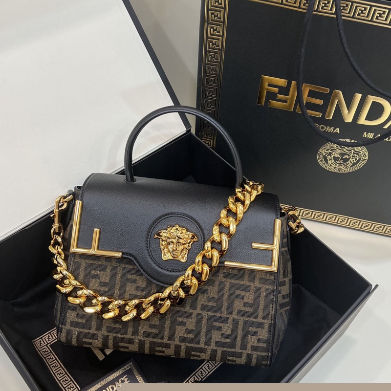 F**di top handle bags